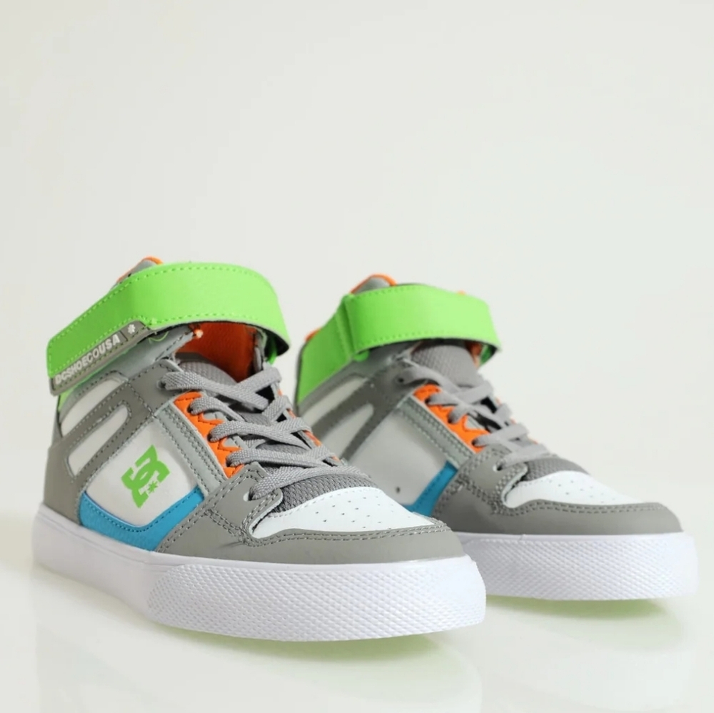 DC Kids Pure High-tops Elastic Lace Youth Size 11